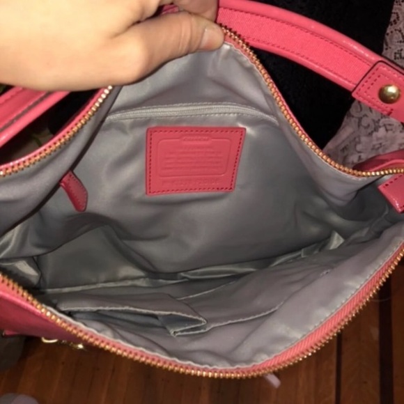 NWT Coach Daisy leather convertible purse Coral Crossbody purse bag - Picture 7 of 12